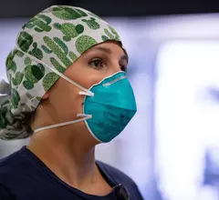 Nurse working in a COVID care unit at Banner University Medical Center in Phoenix. A new study shows the metal health of nurses under the pandemic can directly impact the level of care their patients receive.