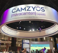 The Camzyos (mavacamten) booth for the treatment of  HCM.