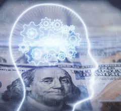artificial intelligence AI money brain dollar 