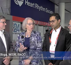 There has been a growing shortage of cardiologists the past several years, but this has accelerated due to burnout from the pandemic, falling reimbursements and increasing administrative burdens. This prompted a joint session on this topic with the ACC and the Heart Rhythm Society at HRS 2024, with ACC President Cathie Biga, MSN, FACC, president and CEO of Cardiovascular Management of Illinois, former ACC president Ed Fry, MD, chair of the Ascension National Cardiovascular Service Line, and EP Parin Patel.