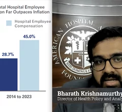 Bharath Krishnamurthy, a director of Health Policy and Analytics at the American Hospital Association (AHA), explains the financial impact of the growing healthcare staffing shortage.