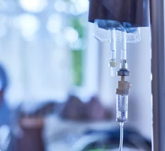 IV hospital room intravenous drip solution