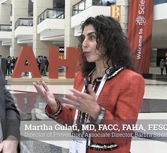 Video of Martha Gulati explaining preventive cardiology advanacements for obese patients. #AHA24 #AHA2024 #CVprev