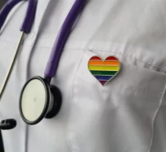 Doctor with Pride pin LGBT