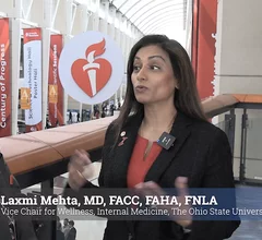 Laxmi Mehta explaining statins are no longer contraindicated for pregnant women