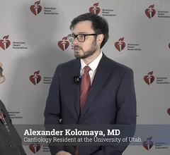 Alexander Kolomaya, MD, a cardiology resident at the University of Utah, presented a study on U.S. national trends in left atrial appendage occlusion (LAAO) volume and open payments from vendors to operators at the American Heart Association 2024 meeting.