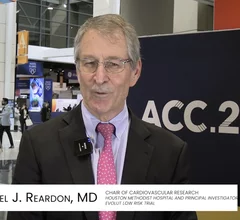 Michael Reardon, MD, explained the low-risk Evolut 5-year results of TAVR vs. SAVR at ACC 2025. #ACC #ACC25 #ACC2025