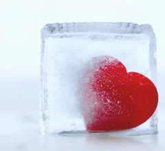 heart ice cool cold freezing frozen