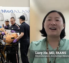 Video of neurologist Lucy He, MD, with the Alaska Stoke Coalition, discussing how they use AI and CT to revolutionize stroke care in the state.