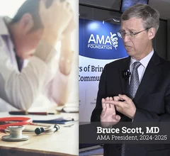 American Medical Association (AMA) President Bruce Scott, MD, an otolaryngologist in Louisville, Kentucky, explains some of the key issues facing physicians, including burnout, growing medical staffing shortages, declining numbers of doctors in rural areas, increasing numbers of patients, large medical education debt payments, the lack of residency positions to train new doctors, and declining Medicare payments, which have declined 33% since 2000. Scott said these issues are also interrelated.