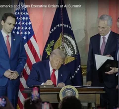 Trump AI action plan event