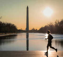 washington dc runner running