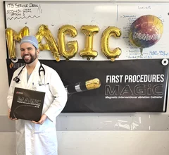 Nathan McConkey, DO, MPH, an electrophysiologist with Oregon Health & Science University (OHSU), made history when he used the Magic Magnetic Interventional Ablation Catheter.