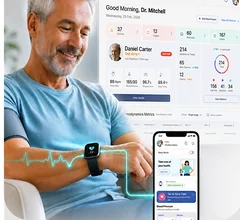 The Cardiac Performance Simulation Engine (CPSE) is an AI platform that enables consumer-grade smartwatches and blood pressure cuffs for remote home monitoring hemodynamic assessments of heart failure patients.