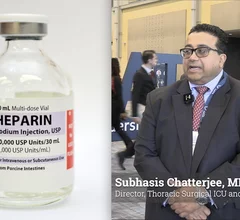 Subhasis Chatterjee, MD. FACS, FACC, FCCP, Associate Professor of Surgery, Director Thoracic Surgical ICU and ECMO Program, Texas Heart Institute at CHI Baylor St. Lukes, explains the new 2026 expert consensus on heparin induced thrombocytopenia (HIT) released at the American Association for Thoracic Surgery (AATS) 2026 annual meeting. #AATS #AATS2026 #AATS26