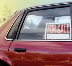 Used Care for Sale Stock Image