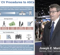 Video interview with Joseph E. Marine, MD, MBA, Vice-Director of Operations, Division of Cardiology, Section Chief of Cardiology, Johns Hopkins Community Physicians, and Professor of Medicine at Johns Hopkins University, explains the growing trend of using ambulatory surgical centers (ASCs) for cardiac and electrophysiology (EP) procedures.