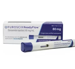 The U.S. FDA has approved furosemide injection (Furoscix ReadyFlow) for the treatment of fluid overload in adults with heart failure or chronic kidney disease.