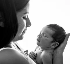 mother and newborn baby