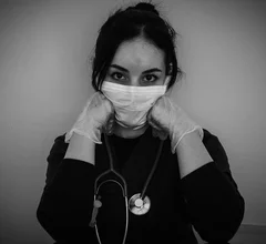 nurse in mask