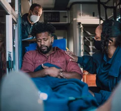 ambulance EMT patient