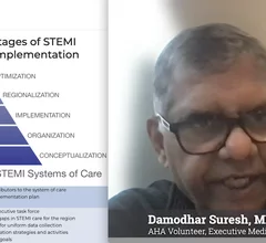 Damodhar Suresh, MD, executive medical director of St. Elizabeth Healthcare Heart and Vascular Institute in Edgewood, Kentucky. He is also a volunteer current science chair for the International committee for the American Heart Association (AHA), explains how the AHA is helping cardiologists from numerous countries put in place systems of care to standardize how heart attack patients are treated.