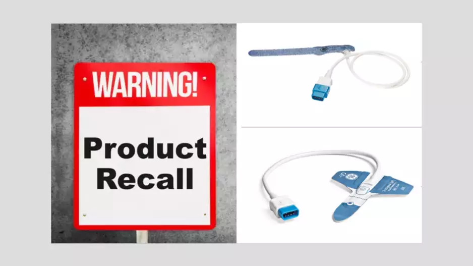 GE Healthcare recall TruSignal SpO2 sensors