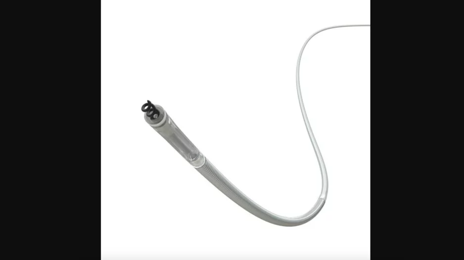 OmniaSecure defibrillation lead for placement within a patient’s right ventricle