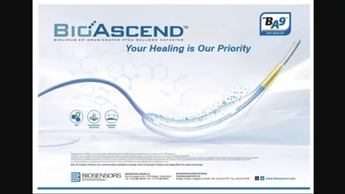 Biolimus A9 Coated Balloon from BioAscend