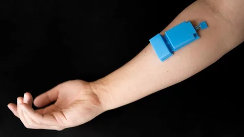Wearable ultrasound device tracks muscle activity with great accuracy.