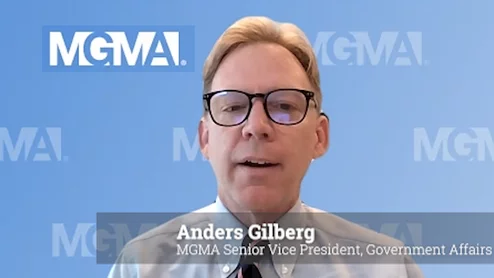 MGMA's Anders Gilberg calls on CMS and Congress to extend telemedicine and highlights the issues involved.