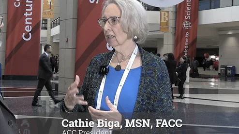 ACC President Cathie Biga explains the American College of Cardiology advocacy efforts in Washington D.C. in 2025.