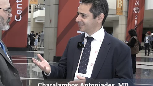 Charalambos Antoniades, MD, the British Heart Foundation Chair of Cardiovascular Medicine at the University of Oxford, is a co-founder of the company Caristo, which has developed technology to image coronary inflammation on coronary computed tomography angiography (CCTA) scans to visualize a key factor of residual cardiovascular risk. 