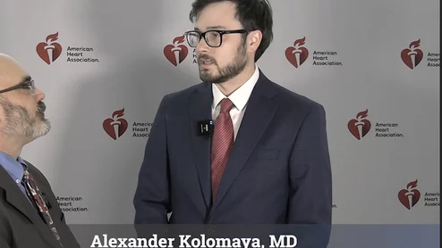 Alexander Kolomaya, MD, a cardiology resident at the University of Utah, presented a study on U.S. national trends in left atrial appendage occlusion (LAAO) volume and open payments from vendors to operators at the American Heart Association 2024 meeting.