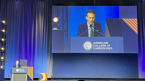 Sergio Raposeiras-Roubin, MD, presenting new data on TAVR and dapagliflozin at ACC.25 in Chicago