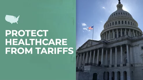 The Radiology Patient Action Network (RPAN) and the Radiology Business Management Association (RBMA) are calling on Congress to take action to protect healthcare from tariffs. RPAN and DF images combined