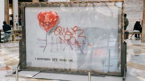 Banksy art auction American Heart Association