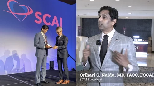 Srihari S. Naidu, MD, FACC, FAHA, MSCAI, assumed the role of president of the Society for Cardiovascular Angiography and Interventions (SCAI) May 3 during the society's annual meeting. He outlined his ambitious plans to take SCAI in some new directions. #SCAI #SCAI2025