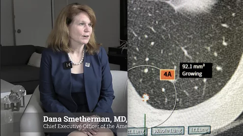 Dana Smetherman, MD, MPH, MBA, FACR, chief executive officer of the American College of Radiology, explains an American Medical Association (AMA) resolution ACR is supporting to expand low-dose CT lung cancer screenings and coronary calcium scoring. 