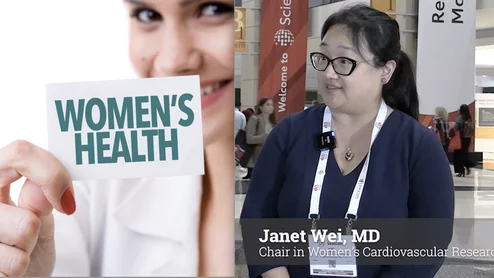 Janet Wei, MD, Erika J. Glazer Chair in Women’s Cardiovascular Research, Education and Innovation at the Smidt Heart Institute at Cedars-Sinai Hospital, explains the key differences between men and women in cardiovascular disease presentations and disease progression. She said heart disease its the number one cause of death in women and the guidelines cannot be a one size fits all document lumping men and women together, they really need to separate out specific details for women. 