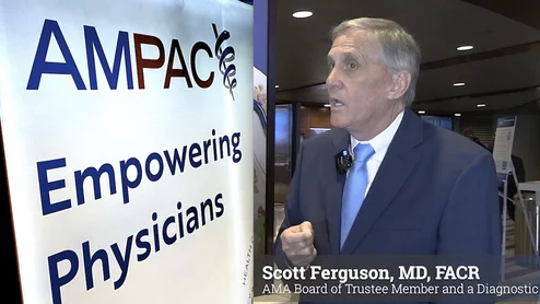 American Medical Association (AMA) Board of Trustees member Scott Ferguson, MD, FACR, a diagnostic radiologist in West Memphis, Arkansas, explains the urgent need for Medicare payment reform, concerns about Trump administration public health policy, insurance prior authorization, medical student immigration, and the rapid growth of private equity ownership of physicians. 