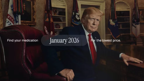 TrumpRx.gov Screenshot