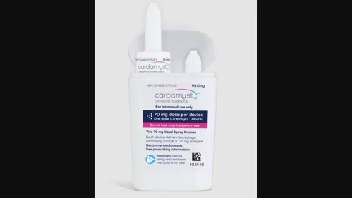 Milestone Pharmaceuticals has received U.S. Food and Drug Administration (FDA) approval for etripamil, a new nasal spray for adult patients with paroxysmal supraventricular tachycardia (PSVT). 