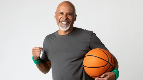 older basketball player