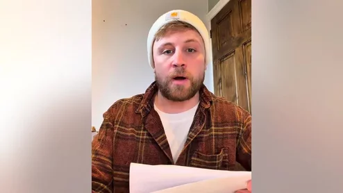 Screenshot from Joshua Cauldwell-Clarke's instragram.