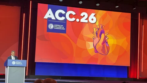 Divaka Perera, MD, at ACC.26