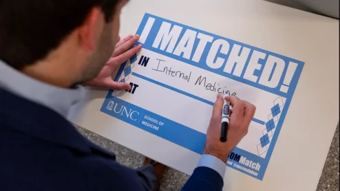 UNC university of north carolina match day