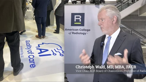 Christoph Wald, MD, MBA, FACR, vice chair of the American College of Radiology (ACR) Board of Chancellors, professor of radiology and senior associate consultant for radiologist at Mayo Clinic, explains the ACR resources available to radiology practices to better evaluate artificial intelligence imaging algorithms. 