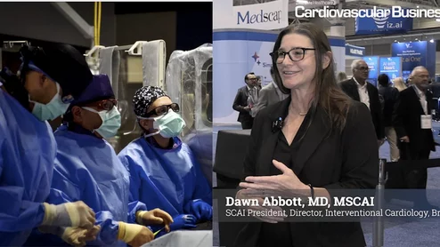 The Society for Cardiovascular Angiography and Interventions (SCAI) is entering a new chapter as Dawn Abbott, MD, MSCAI, who assumeed the presidency this week with a focus on strengthening the future of interventional cardiology through workforce development, expanded training pathways and continued efforts to broaden inclusion in the specialty. #SCAI2026 #SCAI26