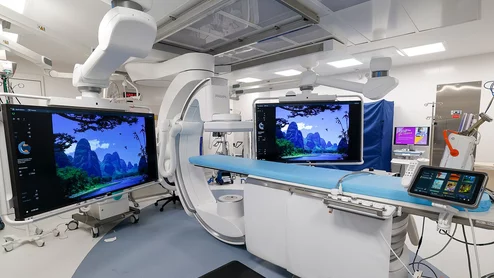 Long Island Jewish Medical Center LIJ interventional suite IR